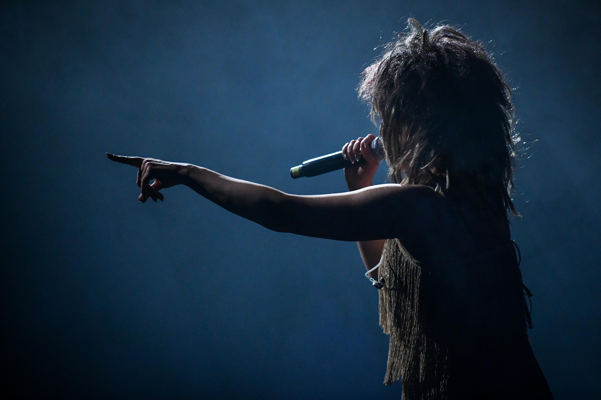 Golden Tina performing